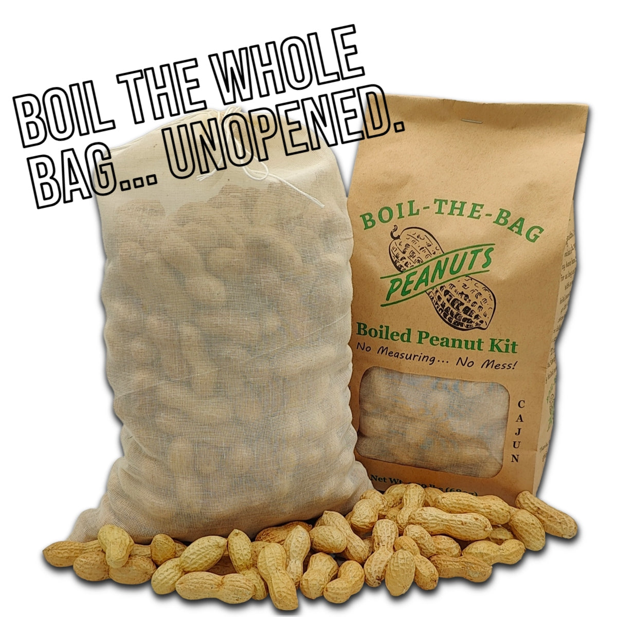 Boil-The-Bag Boiled Peanuts (2 Bags)