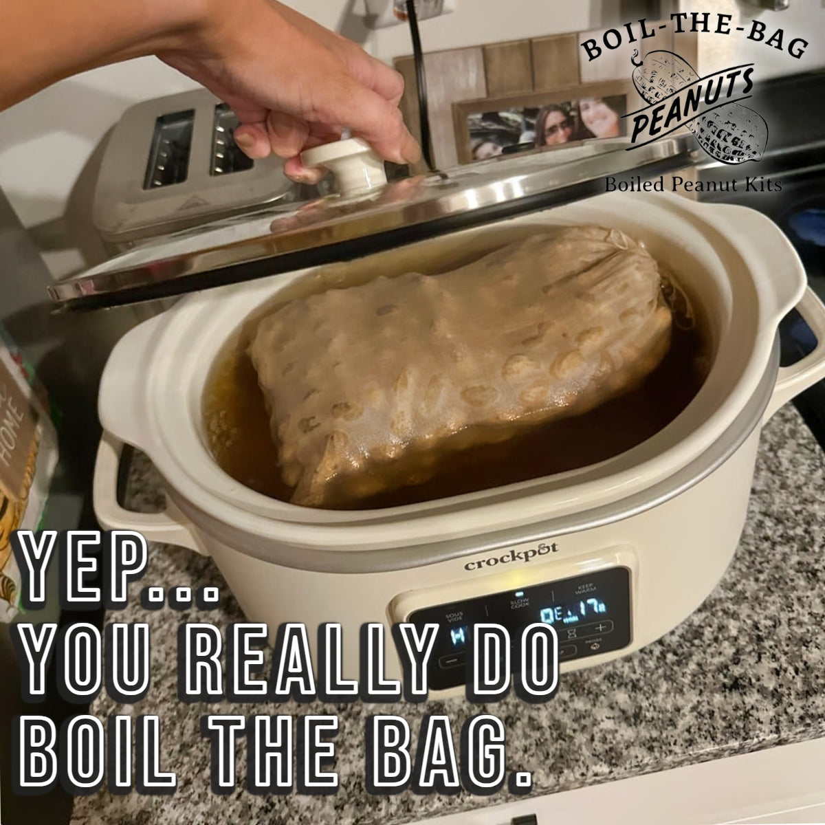 Boil-The-Bag Boiled Peanuts (12 Bags)