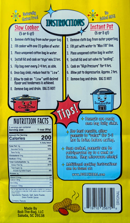 Boil-The-Bag Boiled Peanuts (2 Bags)