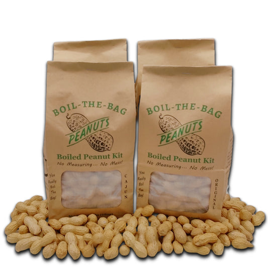 Boil-The-Bag Boiled Peanuts (4 Bags)