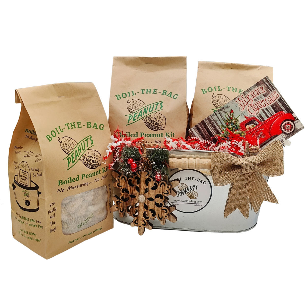 Christmas Triple Bag Bucket