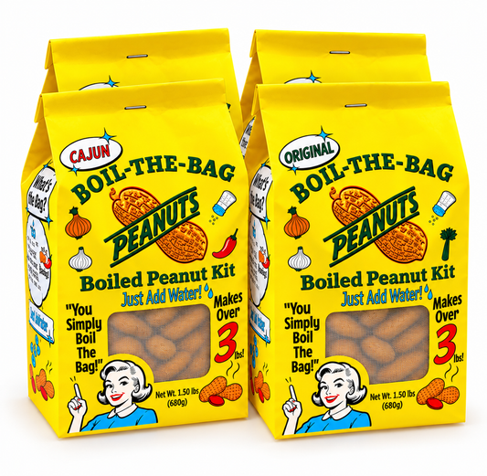 Boil-The-Bag Boiled Peanuts (4 Bags)