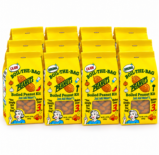 Boil-The-Bag Boiled Peanuts (12 Bags)