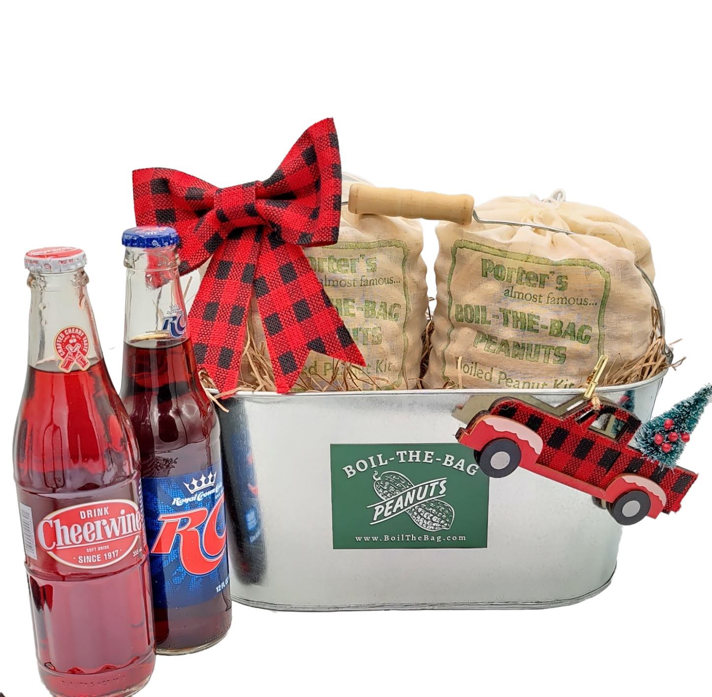 Christmas Back Porch Bucket