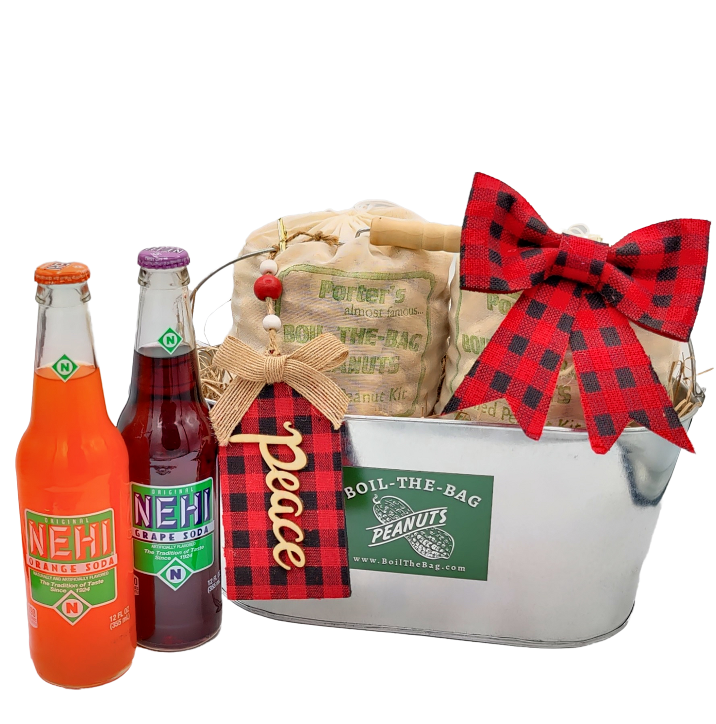 Christmas Back Porch Bucket