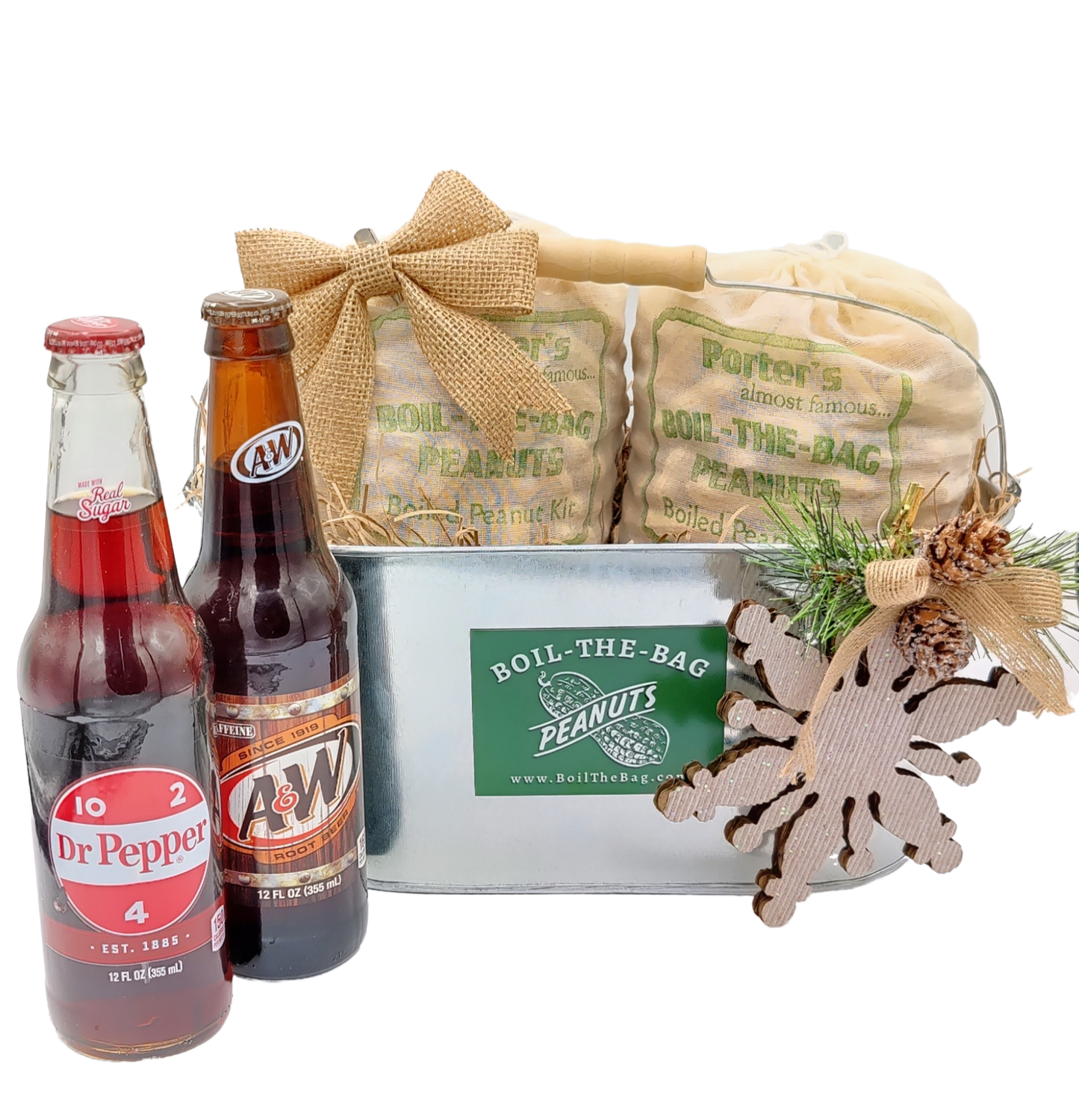 Christmas Back Porch Bucket