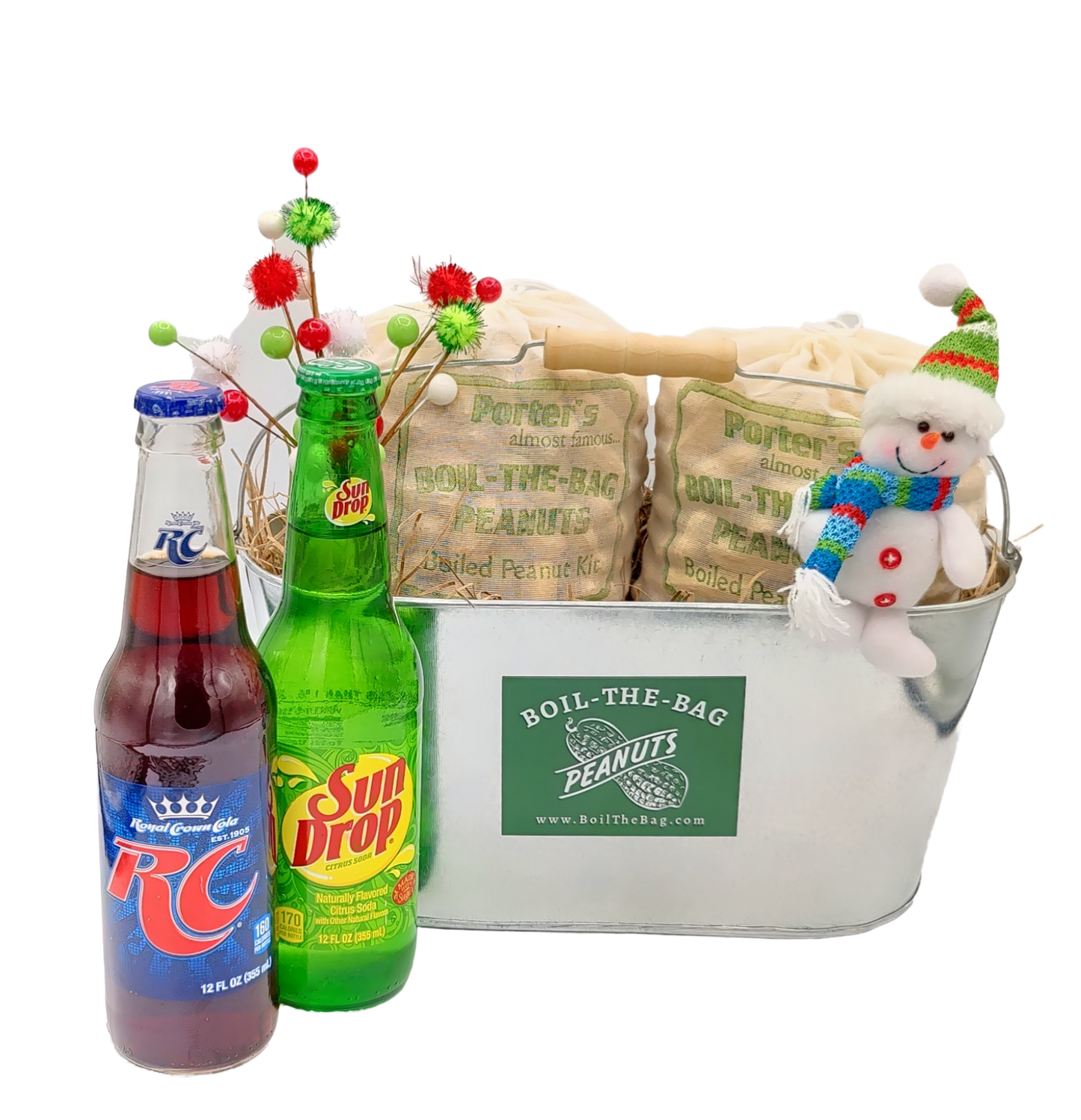 Christmas Back Porch Bucket