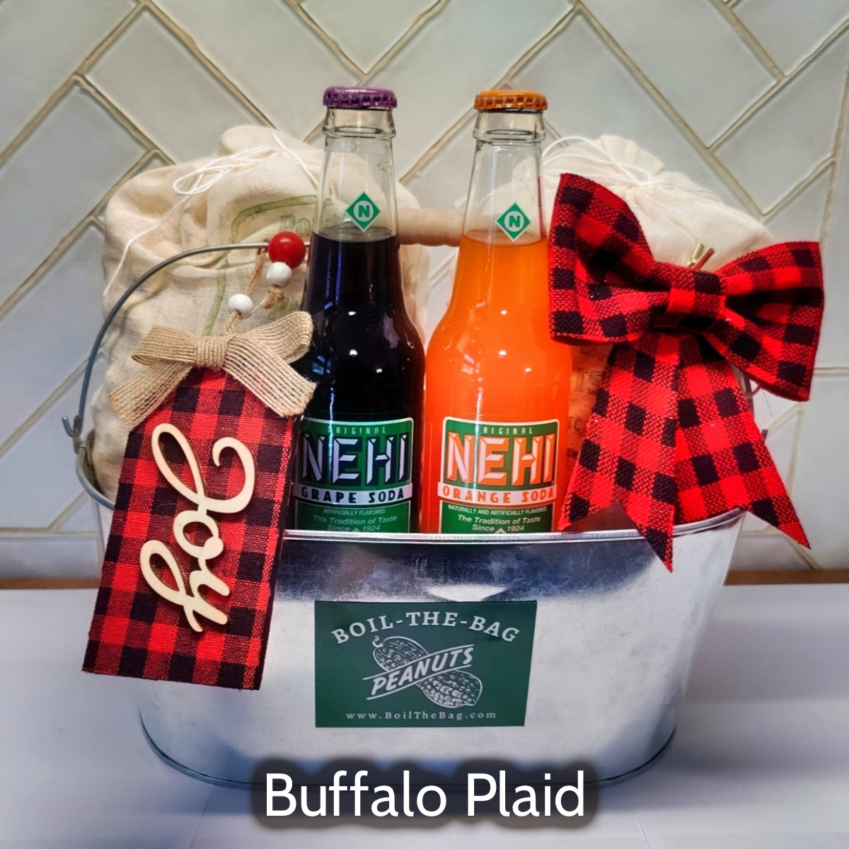 Christmas Back Porch Bucket